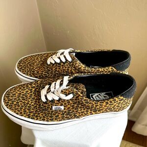 Van leopard colour shoes size 8. Great condition.